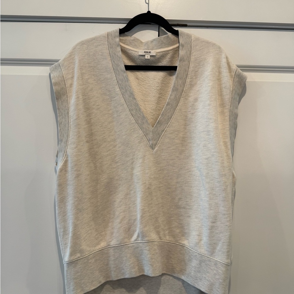 Agolde Gray Sleeveless Vest